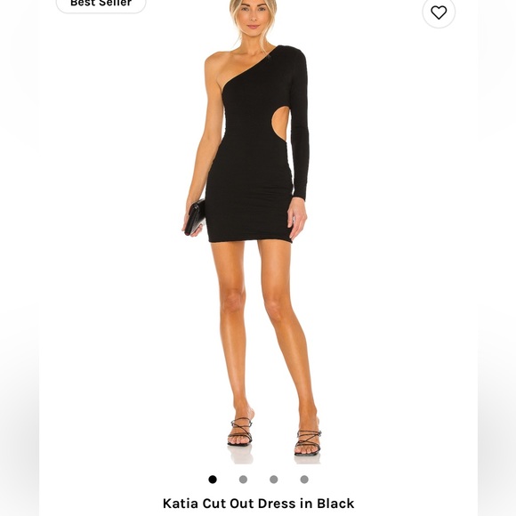 superdown Dresses & Skirts - Black Superdown Katia Cut Out Dress (Revolve)
